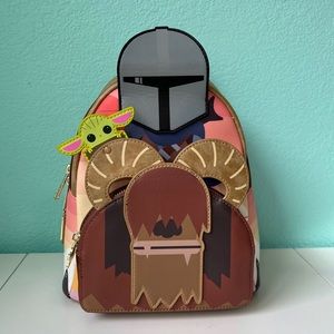 NWT Star Wars Mandalorian with Grogu and Bantha Backpack